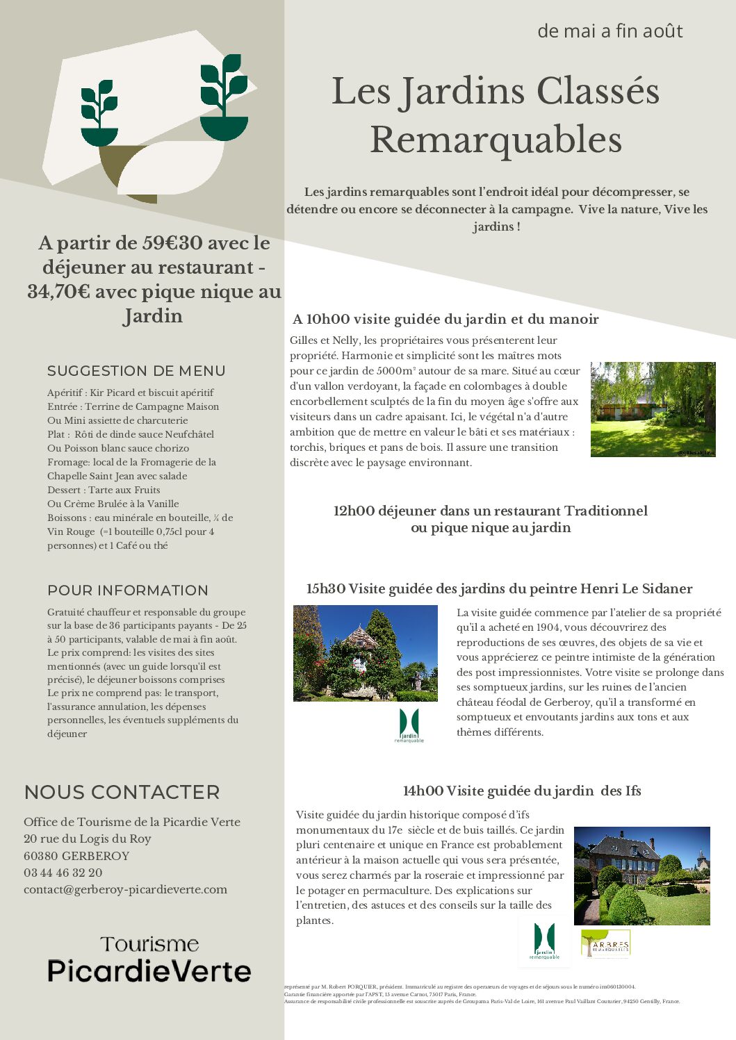 Les Jardins Classés remarquables